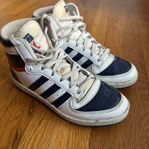 Adidas Top Ten Hi Retro USA Colorway Women 7.5 Navy/White/Red (80’s Style)